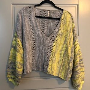Free People Cropped Sweater